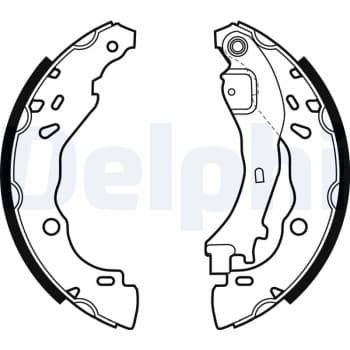 Brake shoe set