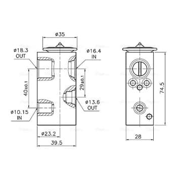 Expansion valve, air conditioning