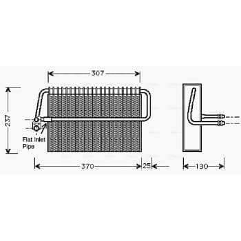 Evaporator, air conditioning