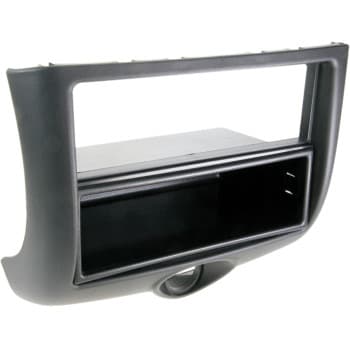 2-DIN Panel Toyota Yaris with storage compartment 1999-2003 Color: Black