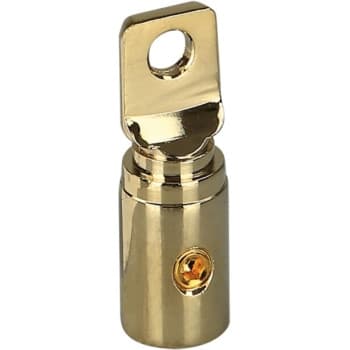 Ring cable lug gold plated 35 mm² > 8.5 mm