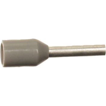Wire end sleeve Grey 4.0 mm² (100 pieces)