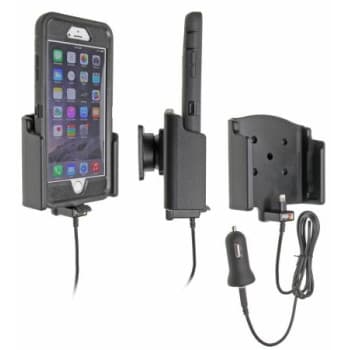 Apple iPhone 6 Plus Active holder with 12V USB plug. Otterbox defender case,