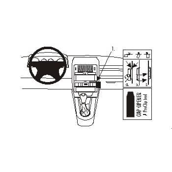 ProClip - Audi A2/S2 2001-2005 Angled mount