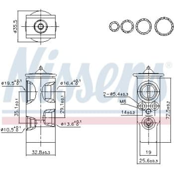 Expansion valve, air conditioning **FIRST FIT**