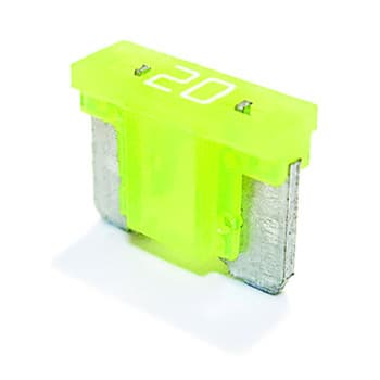 plug-in fuse 5 pieces LP 20amp in blister