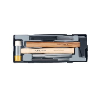 Hammer & chisel set 6 pieces