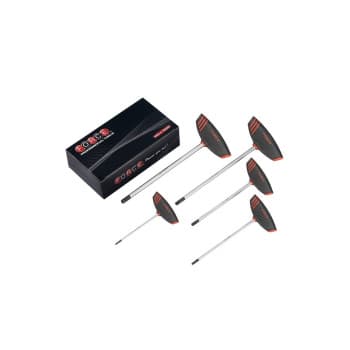 5-piece T-handle torx key set