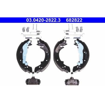 Brake shoe set 03.0420-2822.3 ATE