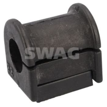 Stabilizer bearing on control arm