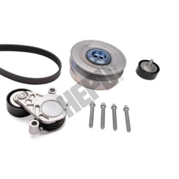 Poly V-belt set